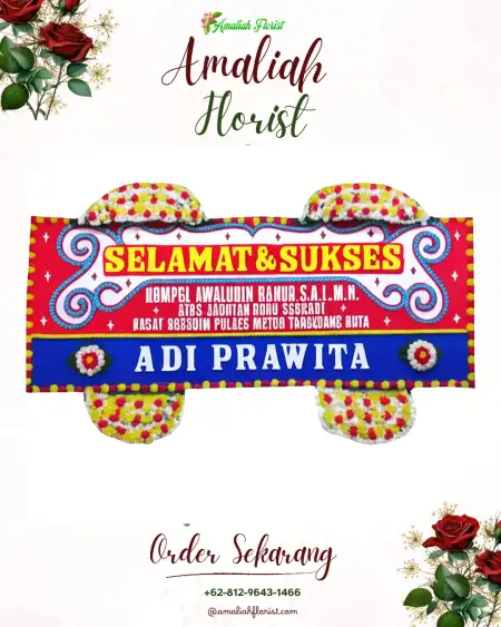 Papan Bunga Ucapan Selamat Hotel Wedding Tangerang
