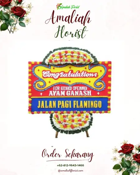 Sewa Papan Bunga Hotel Wedding Tangerang